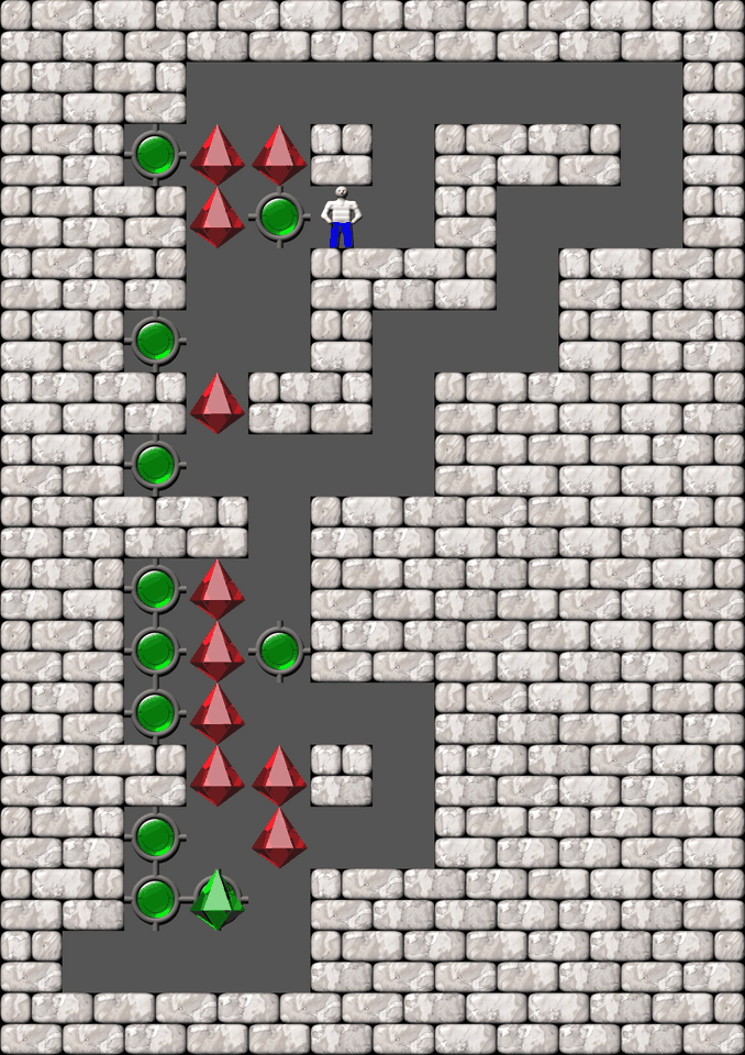 Sokoban Bugs509 collection level 64